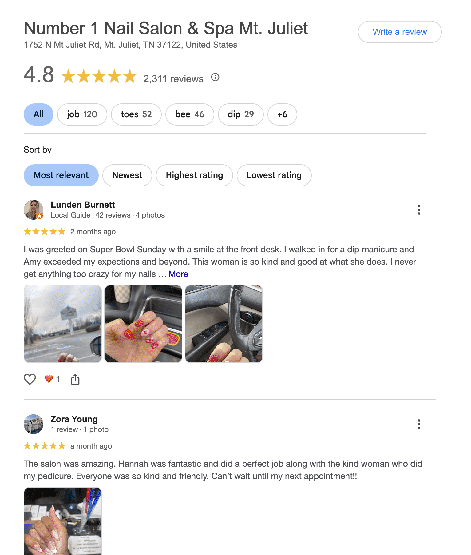 Google Review 1